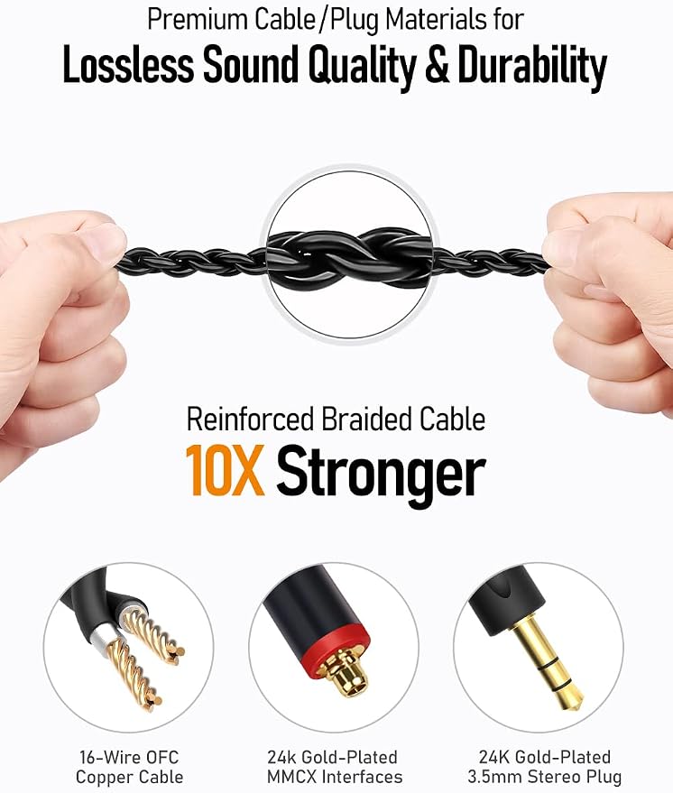 Vibes 201ML Wired Earbuds in Ear Headphones