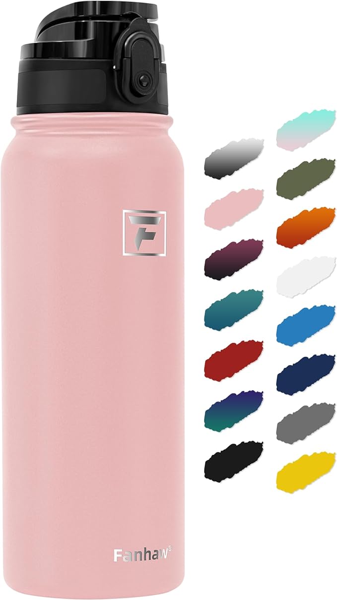 Fanhaw 20 oz Insulated Stainless Steel Water Bottle