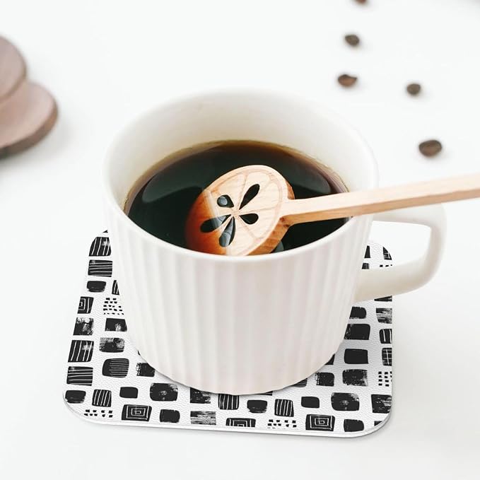 Minimal Abstract Shapes Print Coasters
