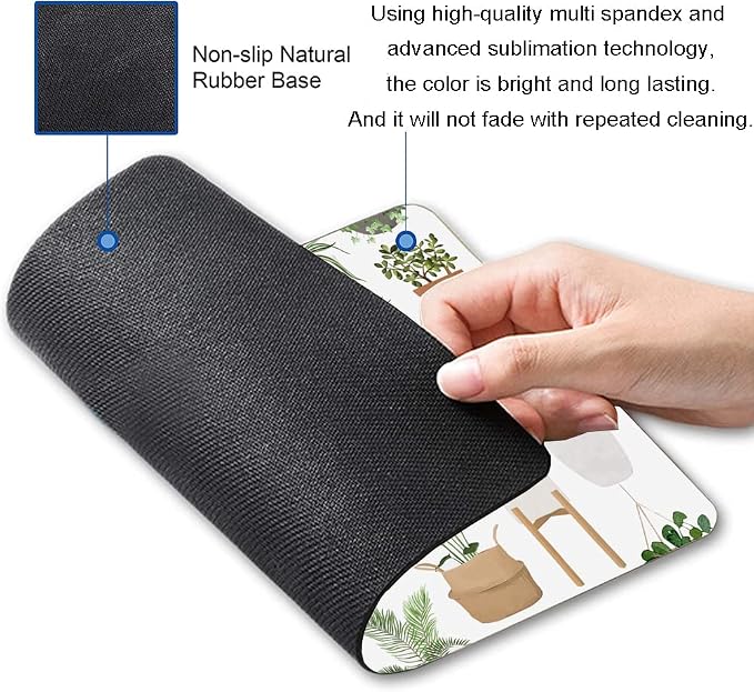 Hokafenle Mouse Pad, Square Personalized Computer Mouse Pads
