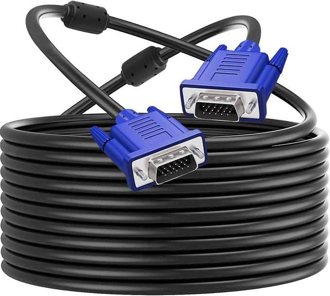 PASOW VGA to VGA Monitor Cable HD15 Male to Male