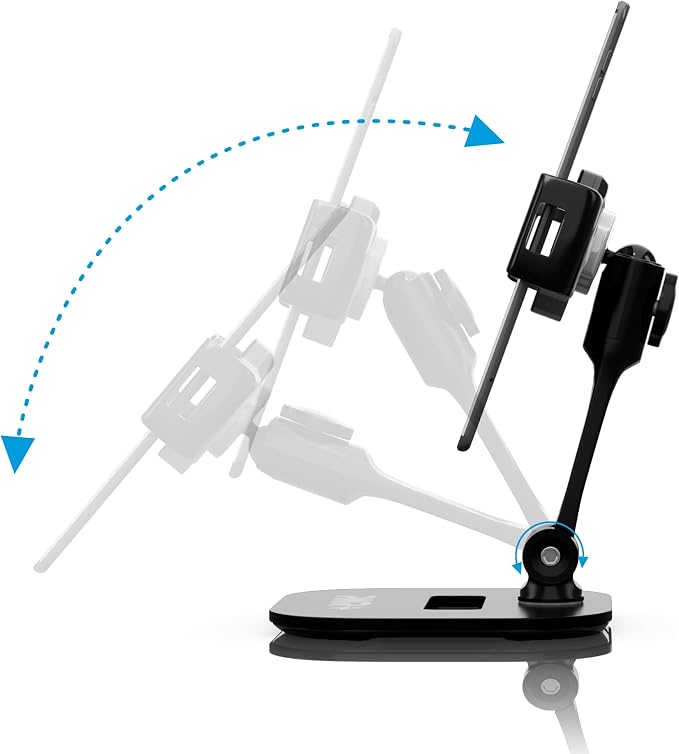 Tablet Stands and Holders Adjustable: Tablet Cell Phone Holder 360 Degree