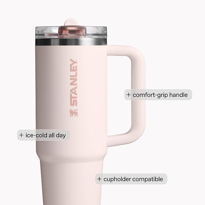 STANLEY Quencher ProTour Flipstraw Tumbler, 30 oz, Sea Glass Aura | Built-In