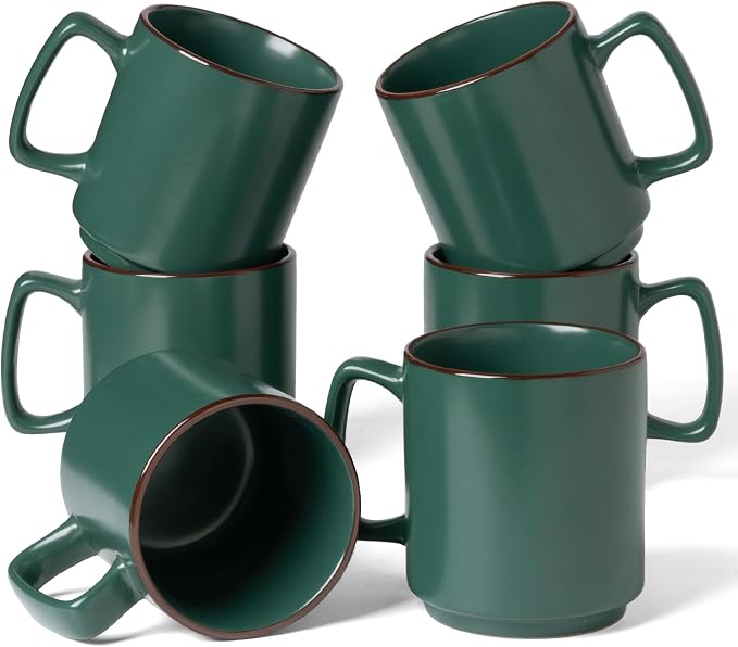 famiware Coffee Mugs Set of 6, Nebula 14oz Coffee Mugs Ceramic Cup Set |