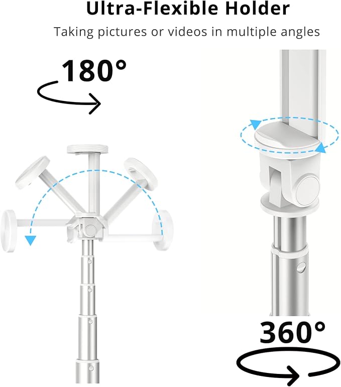 ATUMTEK 51" Selfie Stick Tripod, All in One Extendable Phone Tripod Stand