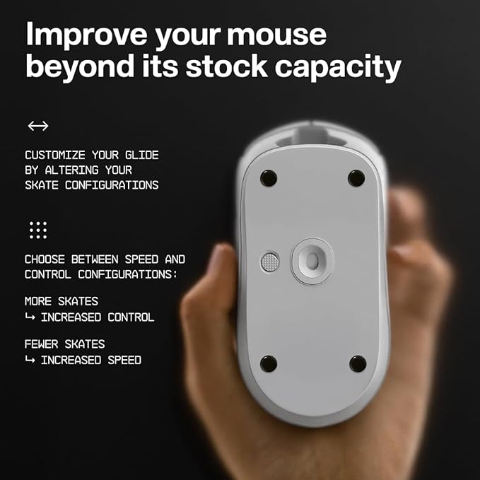 Wallhack UHMW-PE Dot Mouse Skates | Premium Universal Skates