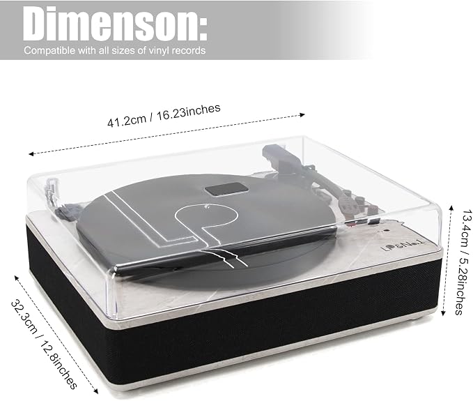 LP&NO.1 Record Player wirelessTurntable