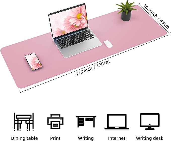 Leather Desk pad Protector, Large Desk mat