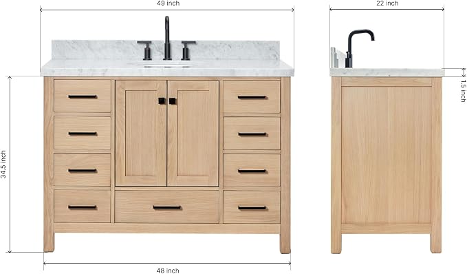 49'' Bathroom Vanity