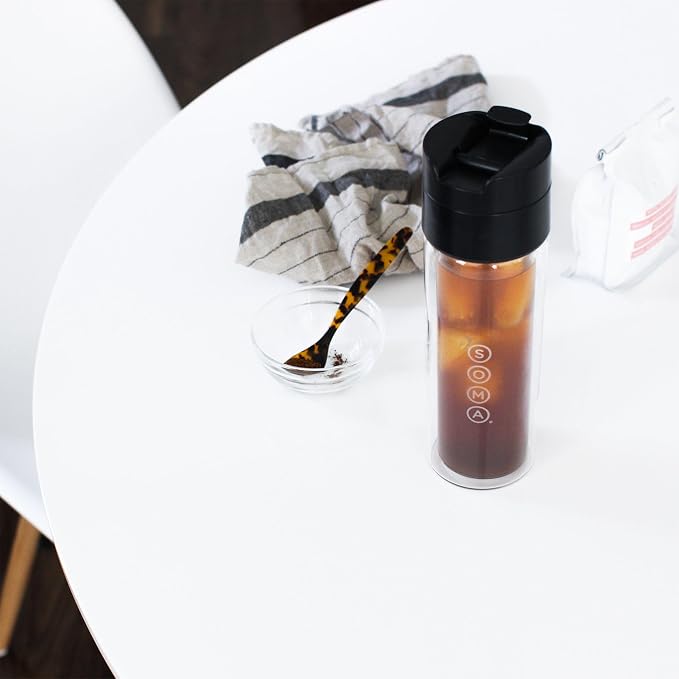 SOMA Double Wall Glass Tea and Coffee Cold Brew Bottle