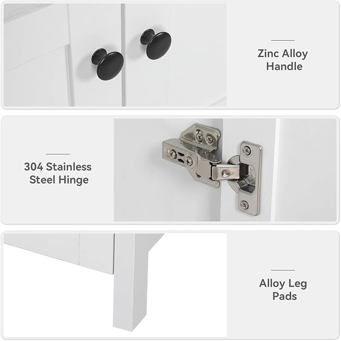 24 Inch White Bathroom Vanity