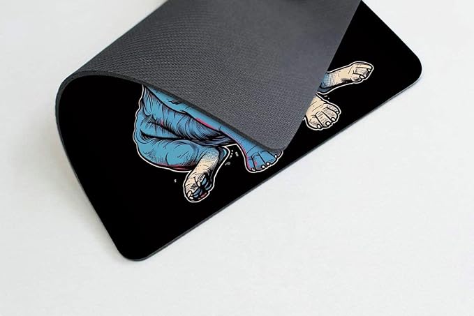 Square Mouse Pad Cool Dog with Sunglasses-1, Gaming Mouse Pads