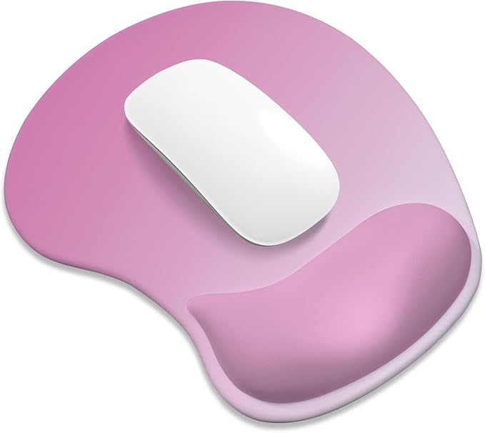 ITNRSIIET Ergonomic Mouse Pad, Cushioned Gel Wrist Rest, Non-Slip Base