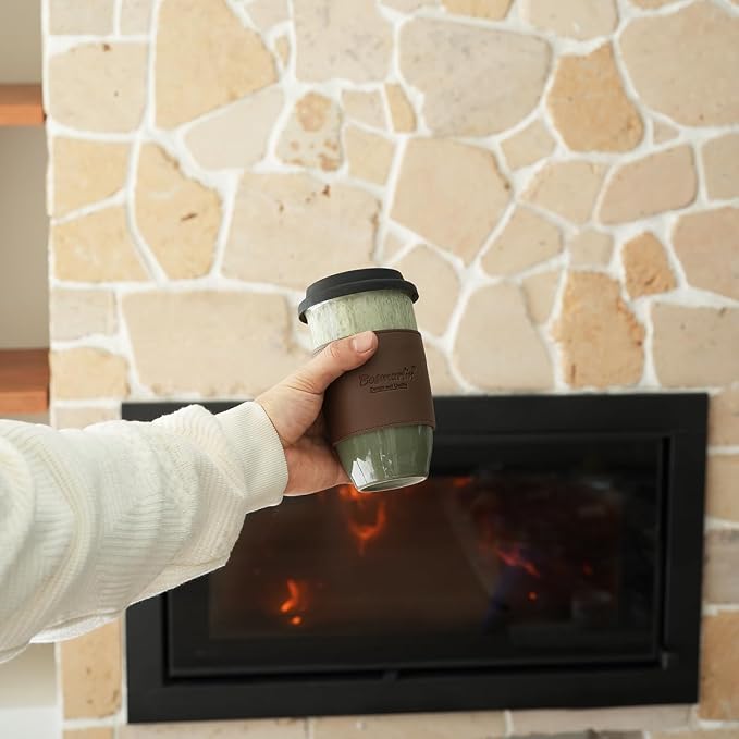 Bosmarlin Ceramic Travel Coffee Cup