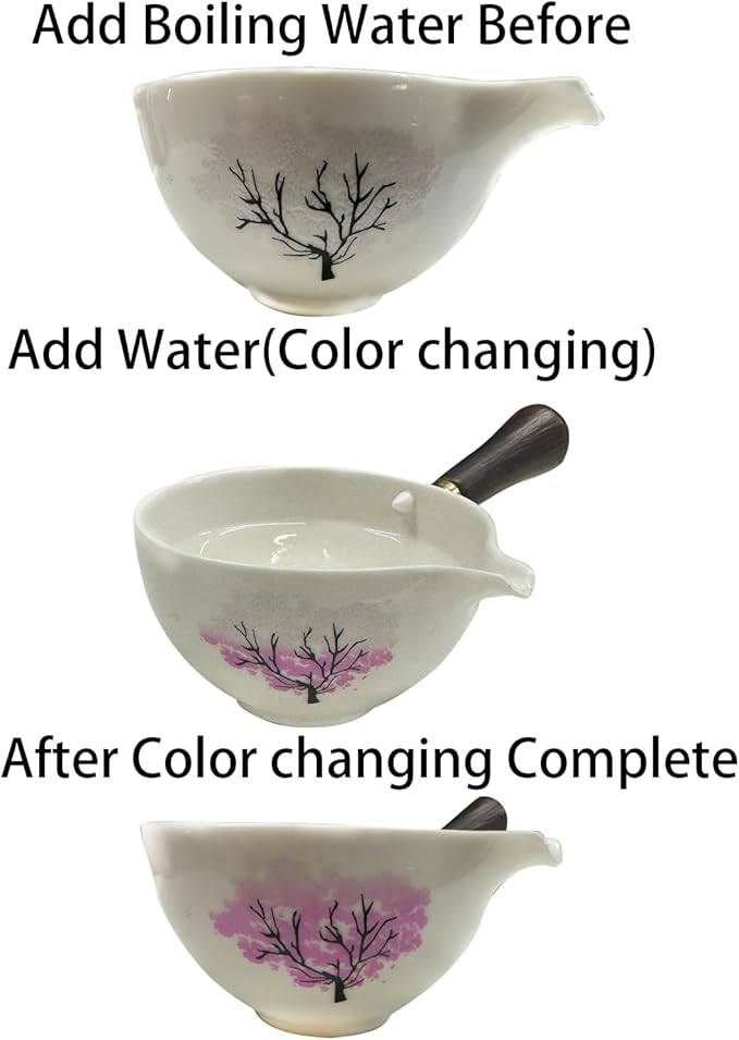 LURRIER Porcelain Chinese Gongfu Tea Set, Portable Teapot Set