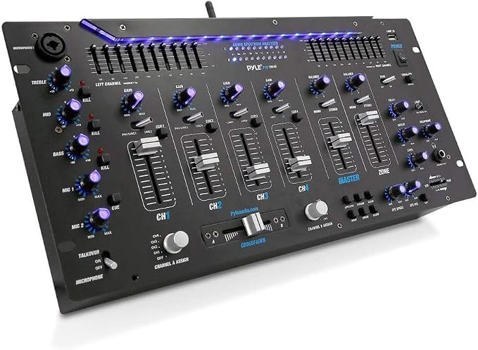 Pyle 6 Channel Mixer DJ Controller