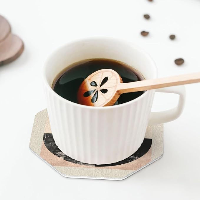 Minimal Abstract Shapes Print Coasters