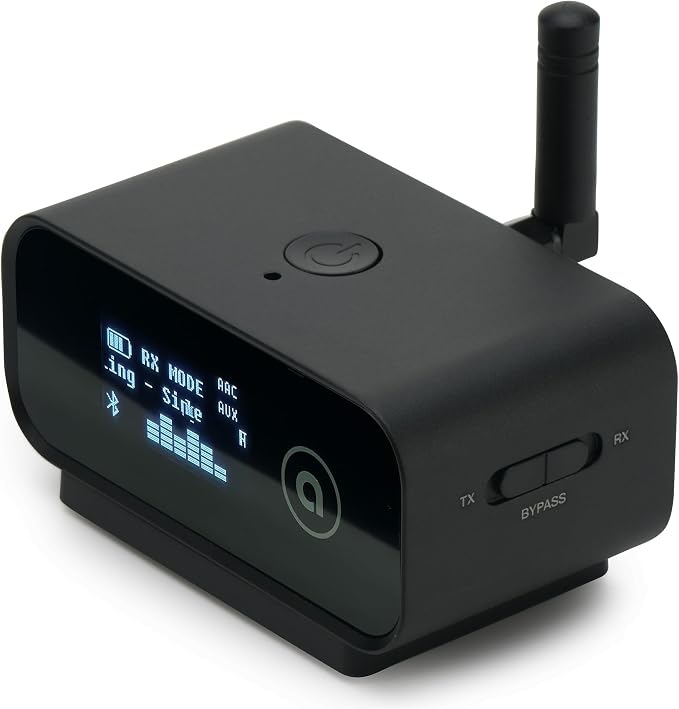 Auris Blume Duo HiFi Bluetooth 5.0 Music TV Transmitter & Receiver Long Range