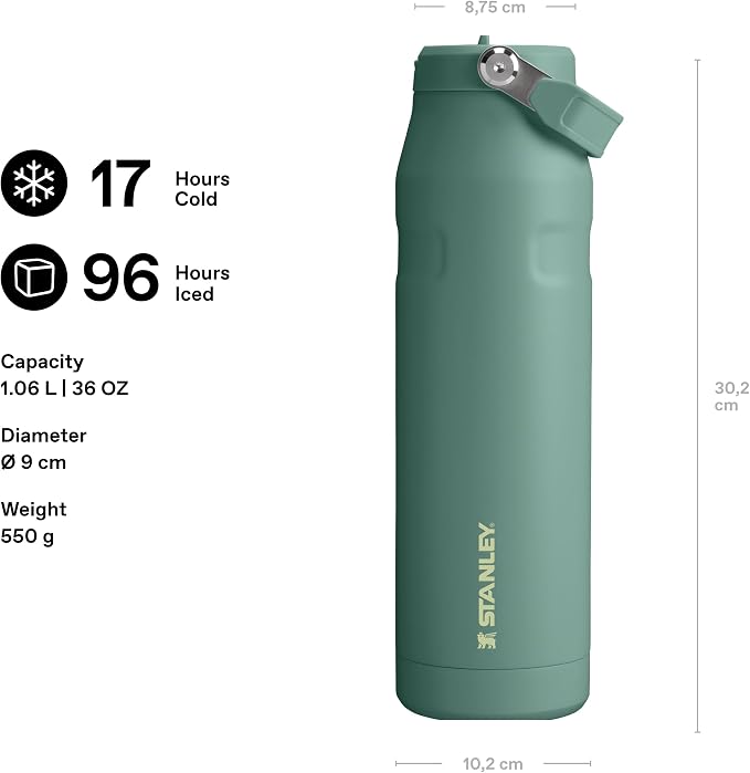 Stanley 1913 Flip Straw Sports Water Bottle 1.06L
