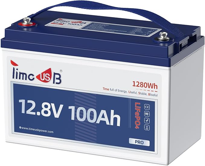 12V 100Ah Pro LiFePO4 Battery, Grade A Battery Cells, Group 31 Deep Cycle