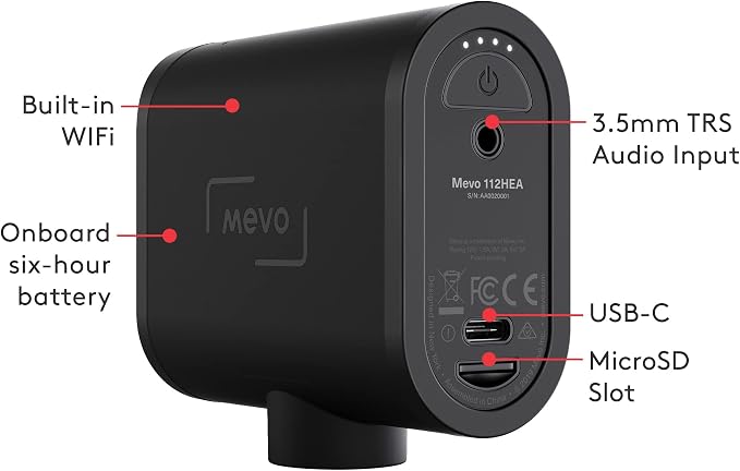 Logitech for Creators Mevo Start 3-Pack Wireless Live Streaming Cameras