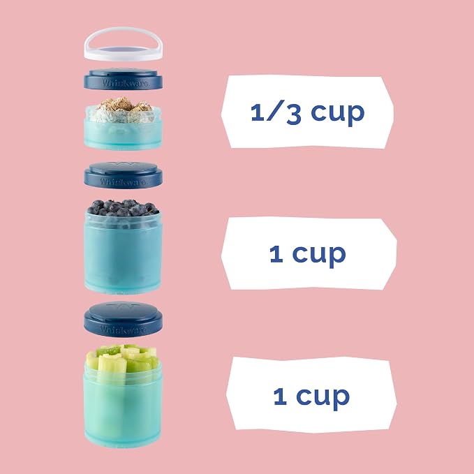 Whiskware Stackable Snack Containers