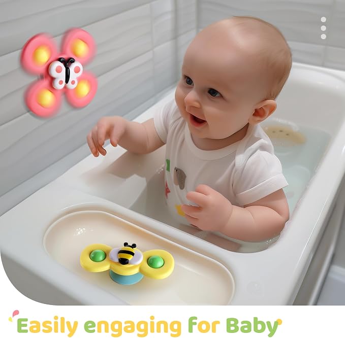 Suction Cup Spinner Airplane Travel Toys