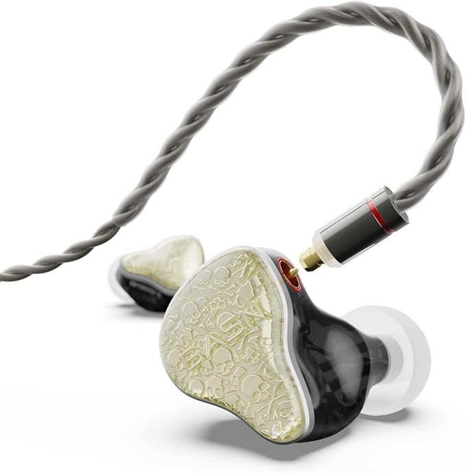BASN Bmaster5 in Ear Monitors, 1DLC Diaphragm+4BA 5 Drivers IEM Earphones