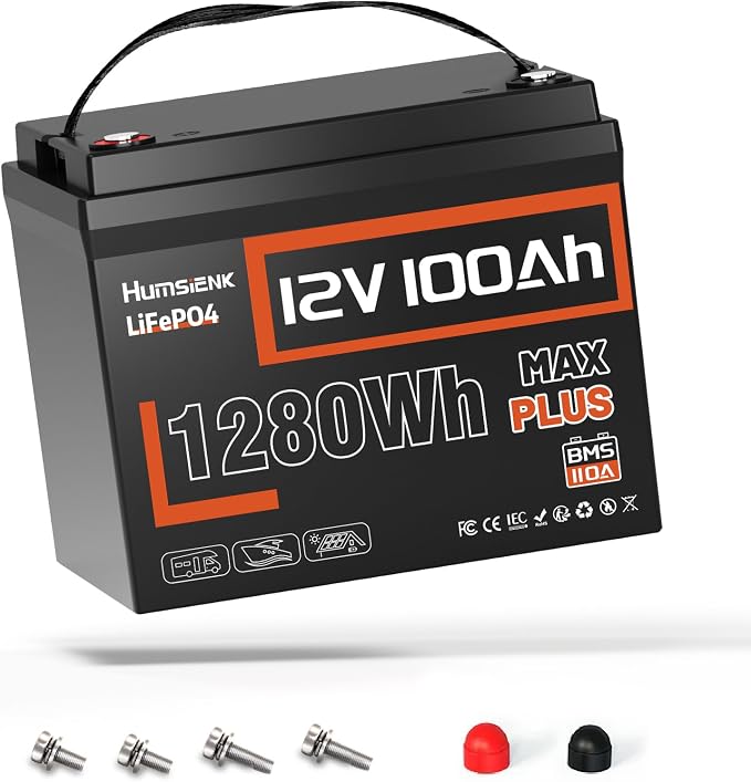 12V 100Ah LiFePO4 Battery MAX PLUS