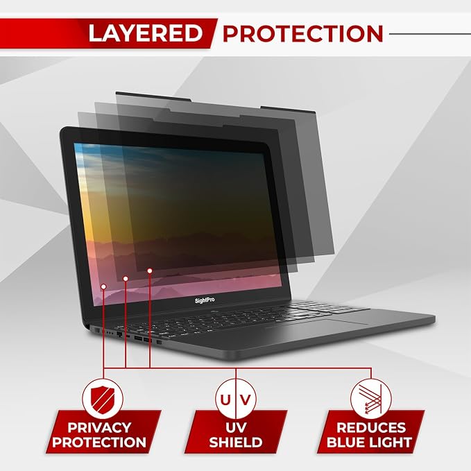 Magnetic Laptop Privacy Screen 13.3 Inch 16:9