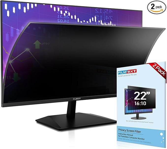 FILMEXT [2 Pack 22 Inch Computer Privacy Screen Filter