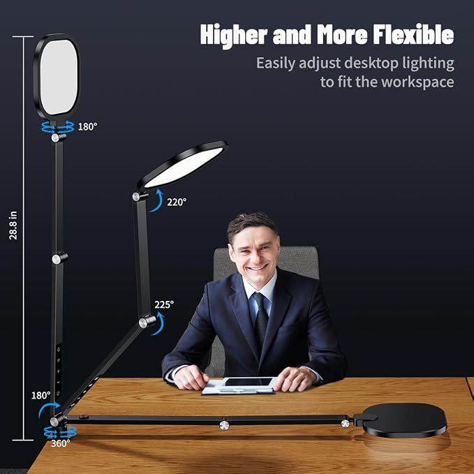 Desk Zoom Meeting Light for Video Conference, Computer Lights