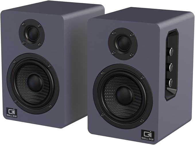 60W Computer Speakers for Desktop PC, 24-Bit Optical, Silk-Dome Tweeter