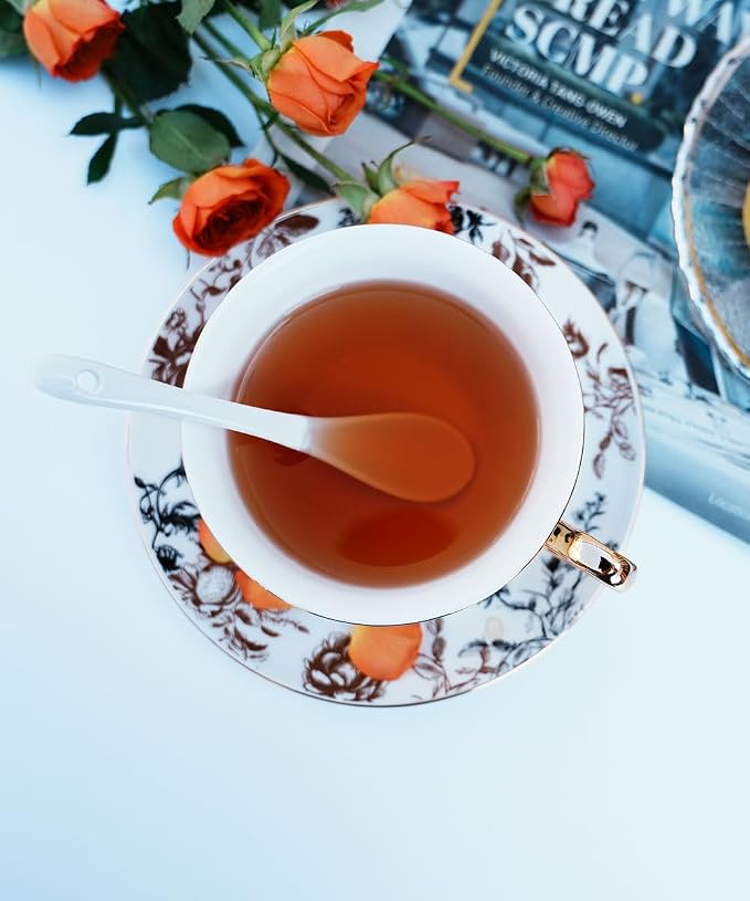Bone China Tea Cup and Saucer Set