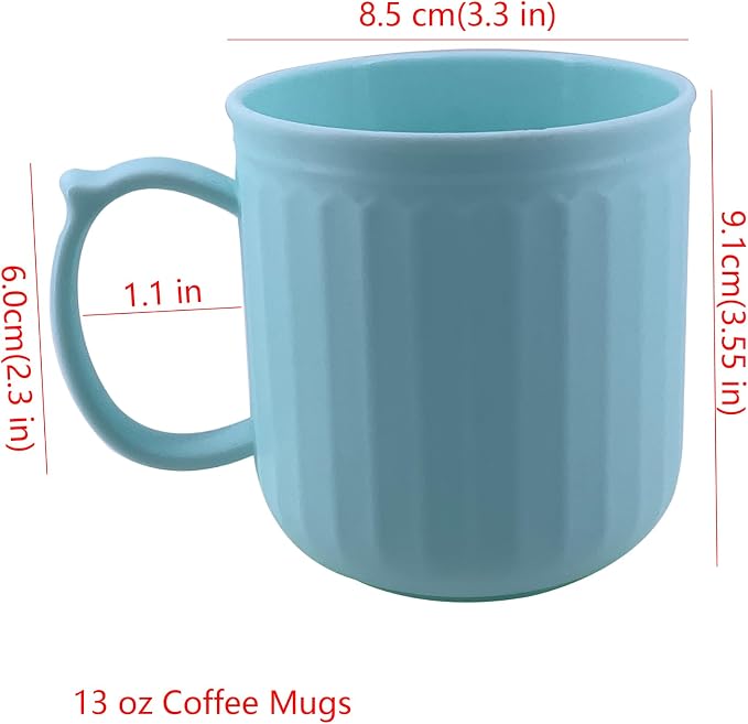 AOYITE 13 oz Plastic Coffee Cups