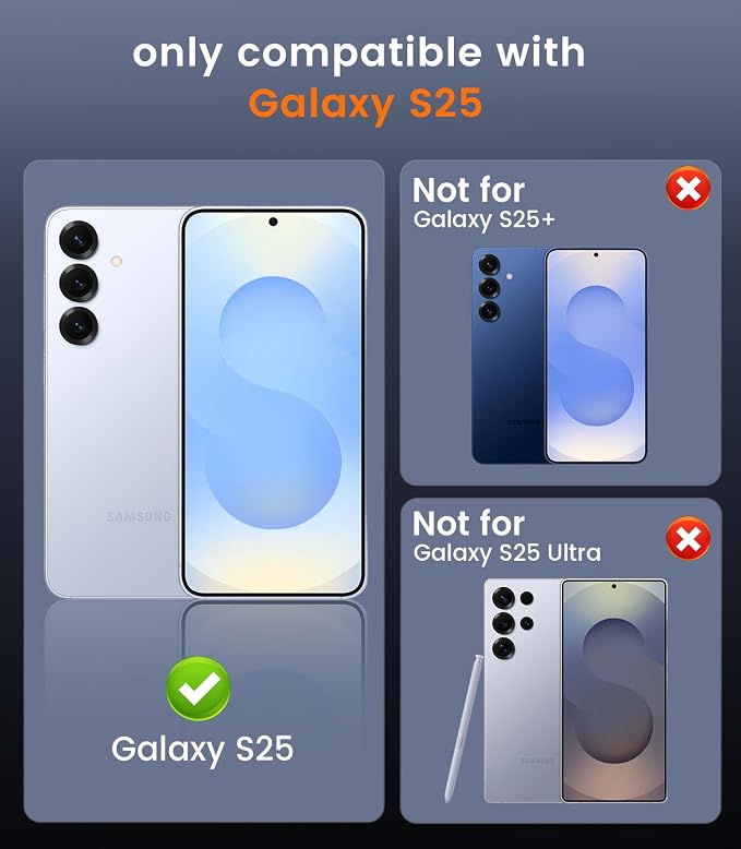 Slim Thin for Samsung Galaxy S25 Case, Compatible
