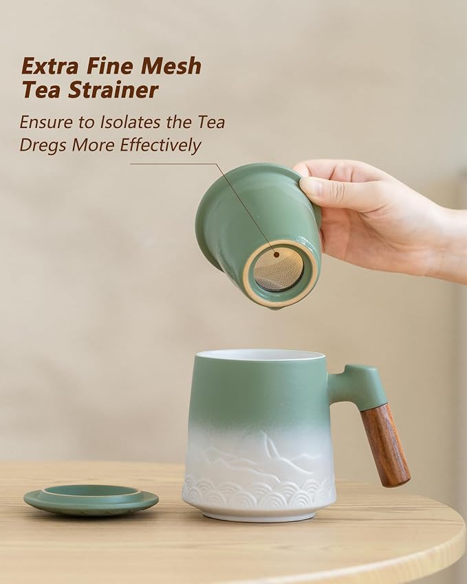 ZENS Tea Mug with Infuser and Lid