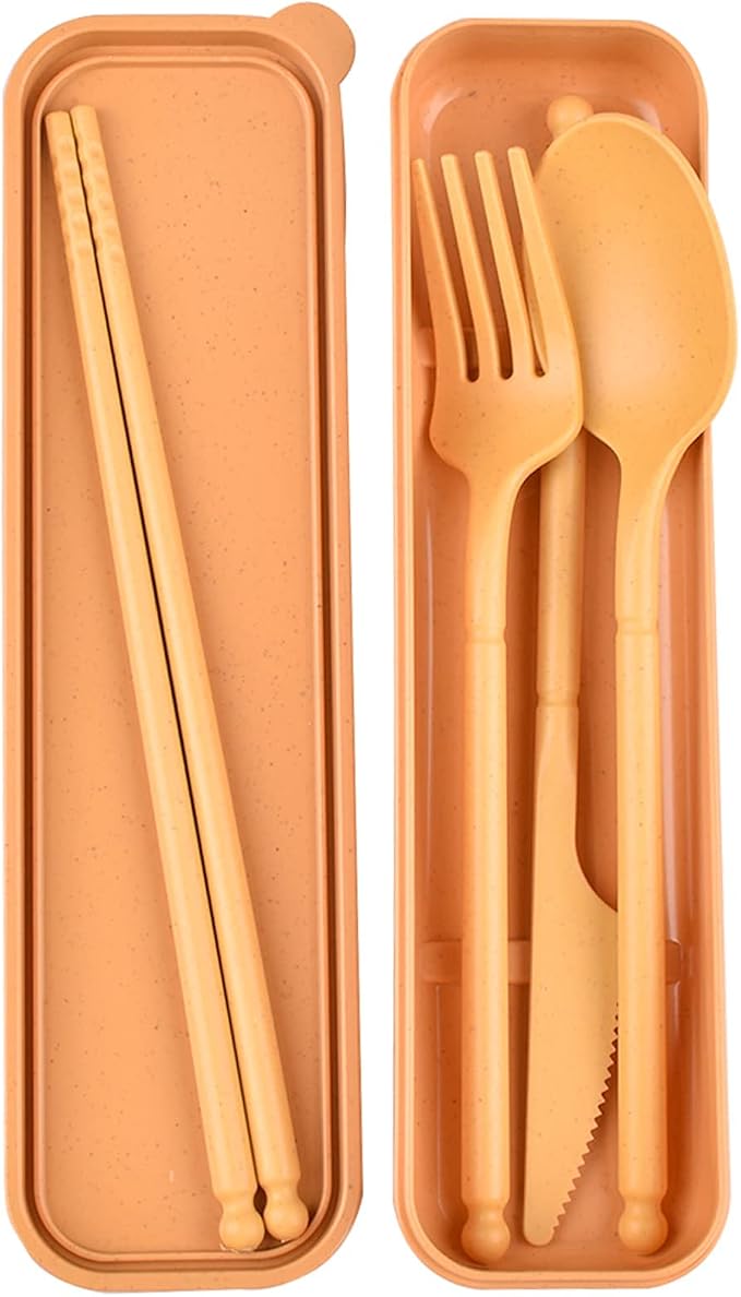Camping Utensil Set, Reusable Utensils Set