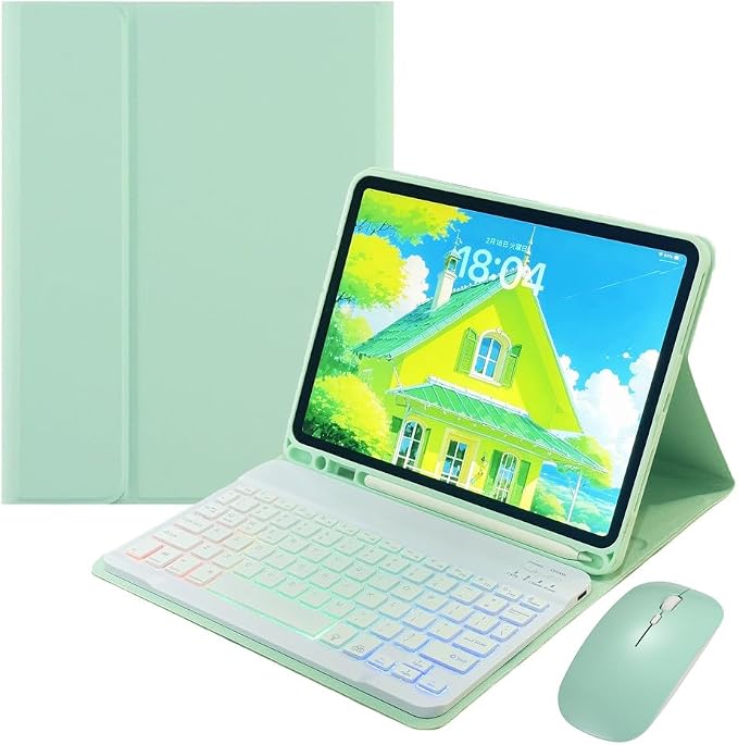 for iPad 11th 11-inch, iPad 10th Gen 10.9 Inch 2022 Keyboard Case