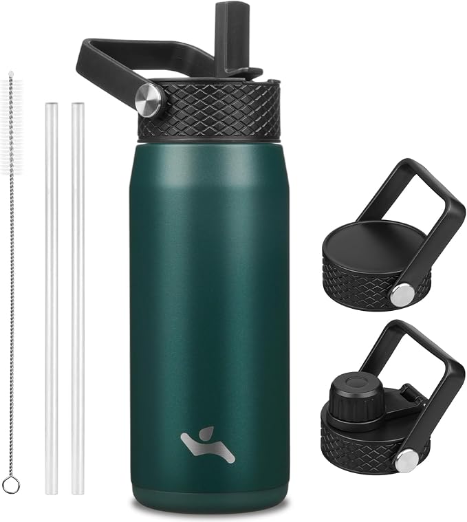 Konokyo 20 oz Insulated Stainless Steel Water Bottle