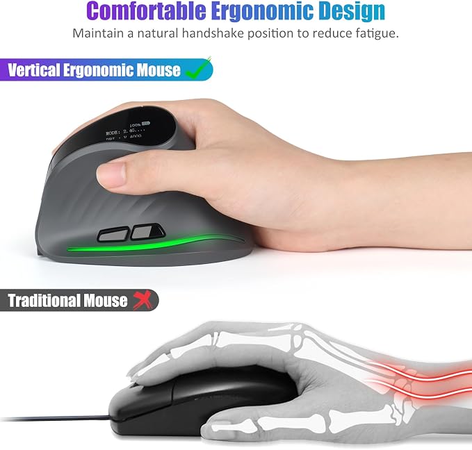 TRELC Wireless Ergonomic Mouse