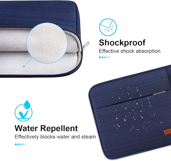 Lacdo Laptop Sleeve Case for 14 inch New MacBook Pro M4/M3/M2/M1 Chips Pro Max