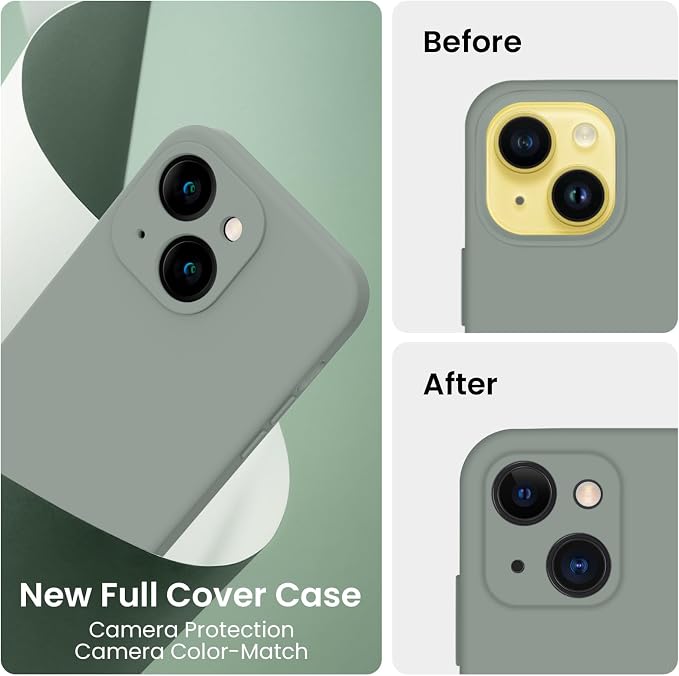 FireNova Designed for iPhone 14 Case, Silicone Upgraded Phone Case with
