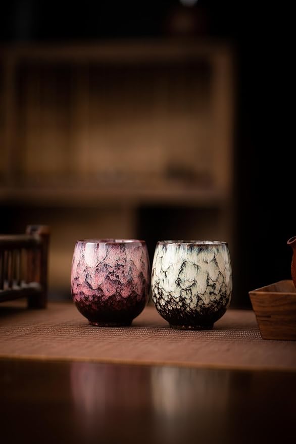 Jianzhan Ceramic Teacup, Kung Fu Tea Set, Coffee cup，Yerba Mate Set Ceramic