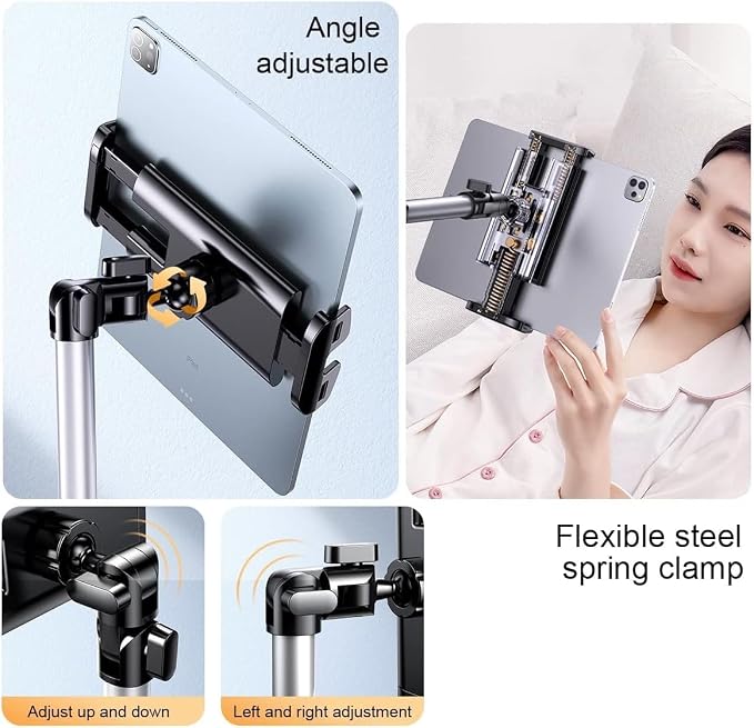 Tablet Floor Stand Holder, 360 Degree Rotating
