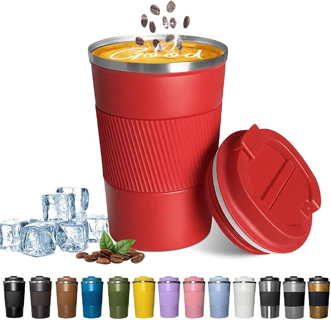 Insulated Travel Coffee Mug, Stainless Steel Coffee Cup