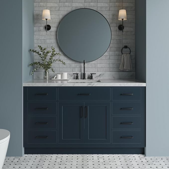 Bathroom Vanity 61" Midnight Blue