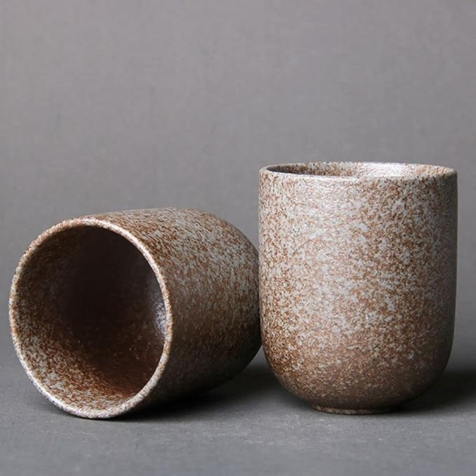 130ML Ceramic Tea, Kung Fu Cups Chinese Tea Cup, Japanese Style Handle-Less