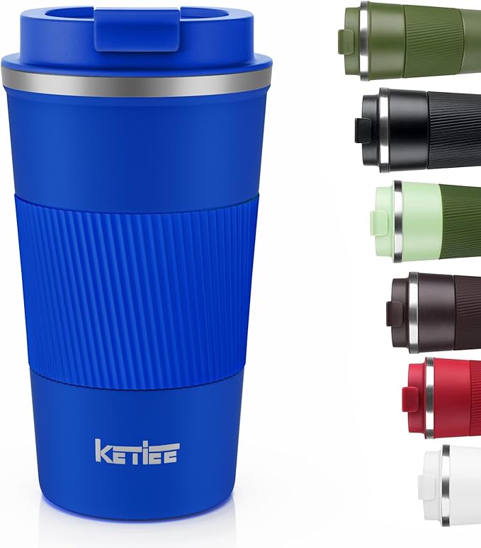 KETIEE Travel Coffee Mug 12oz: Insulated Travel Mug