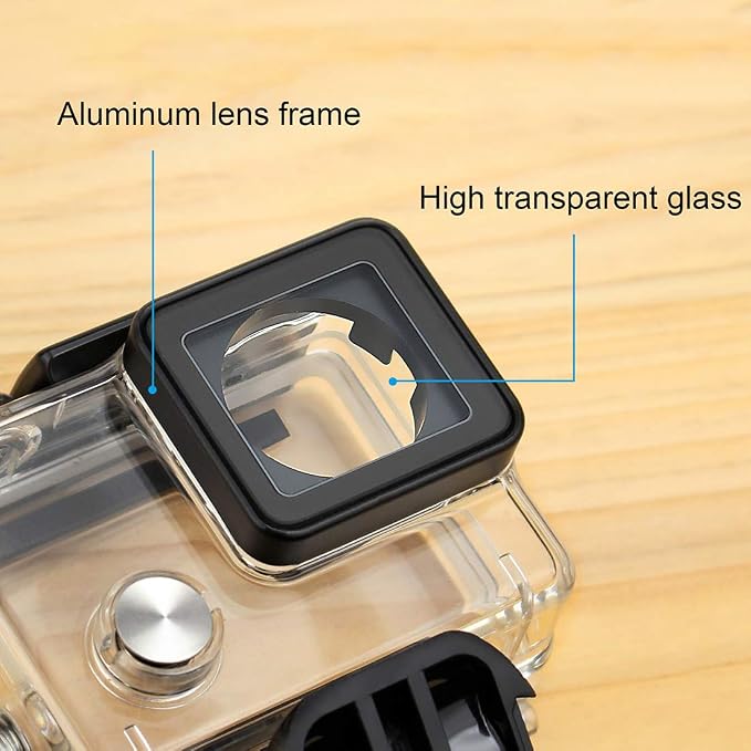 Waterproof Housing Case for GoPro Hero 4 Black, Hero 4 Silver, Hero 3+